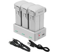 Hanatora Hub de chargeur avec stockage de charge pour DJI Mini 3, Mini 4/3 Pro, trois batteries en séquence accessoires de charge