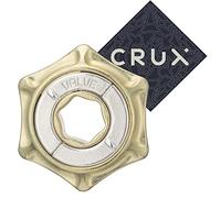 Hanayama and Crux Puzzle à valve coulée - Niveau 4 sur 6 - Assez dur - Comprend un autocollant Crux