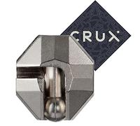 Hanayama and Crux Puzzles Puzzle drapeau moulé - Niveau 1 sur 6 - Assez facile - Comprend un autocollant Crux