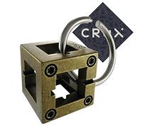 Hanayama Cast Box Puzzle - Niveau 2 sur 6 - Assez dur - Comprend un autocollant Crux