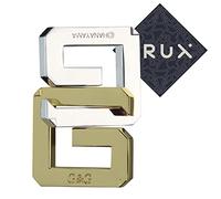 Hanayama Cast G&G Puzzle - Niveau 3 sur 6 - Gamme moyenne - Comprend un autocollant Crux