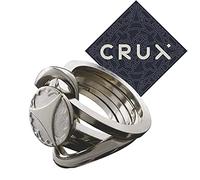 Hanayama Casting Ring II Puzzle - Niveau 5 sur 6 - Très difficile - Comprend un autocollant Crux