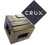 Hanayama Puzzle en bobine moulée - Niveau 3 sur 6 - milieu de gamme - Comprend un autocollant Crux