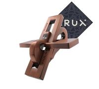 Hanayama Puzzle violon coulé - Niveau 3 sur 6 Grandmaster - Puzzle difficile de niveau moyen - Comprend un autocollant Crux