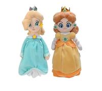 HANBO Collection Super Star Peluche Princesse Peach Princesse Roslina & Dasy, 26 cm (Bleu et Jaune)