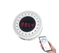 Hancaner Capteur de pression atmosphérique intelligent ZigBee avec fonction de détection de température et d'humidité Dispositif domotique intégré