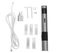 Hancaner Découpeuse ultrasonique, fréquence de coupe de 40 kHz, 3 vitesses réglables, lame en alliage titane, pour plexigls, circuits imprimés, carbone et résine d' (FS-S1 EU-Stecker 220 V)