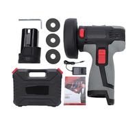 Hancaner Mini Meuleuse D'angle sans Fil, Haute Vitesse 18 000 Tr/min, avec Batterie 16,8 V et Chargeur Rapide, pour Couper et Meuler des Tuyaux en Plastique des Plaques de Plâtre