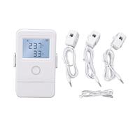 Hancaner Moniteur D'énergie WiFi, 3x100A avec Relais 16A, Alarme de Surchauffe, Application Smart Life, Télécommande pour la sécurité électrique Domestique