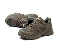 HANCHE Breathable Work Safety Shoes for Men and Women, Anti-Skid Steel-Toed Footwear, Anti-Smash and Anti-Puncture Labour Insurance Shoes, Lightweight Adventure Protection Sneakers(Green,40 EU)