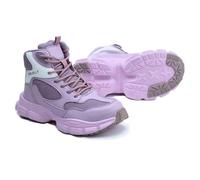 HANCHE Breathable Work Safety Shoes, Steel Toe Protection Shoes for Women, Anti-Smash and Anti-Puncture Labour Insurance Shoes, High-Top Anti-Slip Adventure Sneakers(Purple,EU 37)