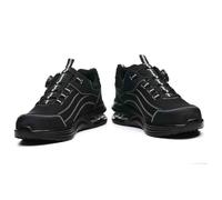 HANCHE Steel Toe Protection Shoes, Knob Laces Work Safety Shoes, Anti-Smash and Anti-Puncture Labour Insurance Shoes, Anti-Slip Adventure Sneakers(41 EU)