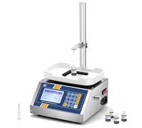 Hanchen Machine de remplissage liquide de 1 à 50 ml (précision 0,1 ml) Machine de remplissage de bouteille de pompe péristaltique pour huile essentielle, liquide oral, parfum, bouteille de