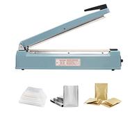 Hanchen Machine de Scellage Thermique 400mm/15.7inch Machine de Cachetage Scelleur de Sac pour Film Composite/Film Stratifié/Emballage en Papier Kraft/Sac en Mylar 220V CE