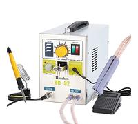 Hanchen Soudeuse par Point à Batterie Machine D'impulsion de 3.2kw LED Avec Station de fer à Souder 2 in1 pour Batterie 18650 22650 32650 (Nouveau Design)