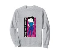 Hanches galbées et lèvres Rouges de Betty Boop ! Sweatshirt, Unisexe pour Adultes, Gris Chiné, S