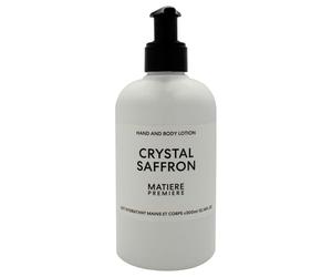Hand and Body Lotion - Crystal Saffron by Matiere Premiere for Unisex - 10.14 oz Body Lotion