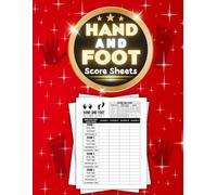 Hand and Foot Score Sheets: Large-Print Hand and Foot Score Pages, 8.5"×11", 120-Page, for Up to 4 Players