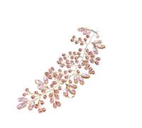 Hand-Beaded Crystal Headband - Elegant Wedding Hair Accessory For Brides, One Size, Agar