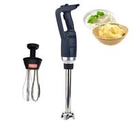 Hand Blender Stick Immersion Mixer, Commercial Immersion Blender With Stepless Speed Control, One-Button Operation, Electric Stick Blenders For Mashed Potatoes Creams M 25cm whisk + 25cm mixing blade