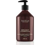 Hand & Body Cleanser Bergamot & Cedarwood, Pour Une Expérience De Nettoyage Parfumée, Savon Pour Le Corps Et Les Mains Dans Une Bouteille De Qualité, Parfum Méditerranéen, 500 Ml
