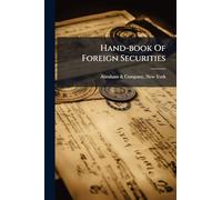 Hand-book Of Foreign Securities