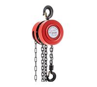 Hand Chain Hoist, 4400 Lbs /2 Ton Capacity Block 8ft/2.5m Lift Manual Industrial-Grade Steel Construction For Lifting Good pour bateau, camion, remorque