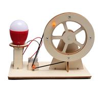Hand Crank Generator Toy - Wooden Educational Funny Kids Toys Age 14+