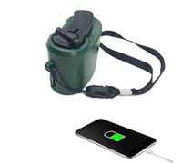 Hand Crank Mobile Charger-Manual Powerbench | Dispositif de Charge USB Portable pour extérieur | Source d'énergie d'urgence Rechargeable avec Un générateur de manivelle
