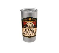 HAND CRANK TALE Théâtre Manivelle Récit Populaire Gobelet isotherme en acier inoxydable double paroi