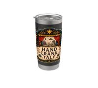 HAND CRANK TALE Théâtre Manivelle Récit Populaire Gobelet isotherme en acier inoxydable double paroi
