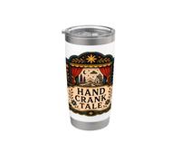 HAND CRANK TALE Théâtre Manivelle Récit Populaire Gobelet isotherme en acier inoxydable double paroi