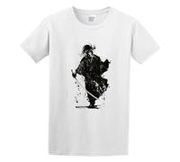 Hand Drawn Japanese Lonely Teenage Pop Mens T-Shirt White Unisex Tee XL