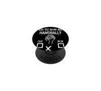 Hand ES-tu Bon au Handball Joueur Handballeur Drôle PopSockets PopGrip Adhésif