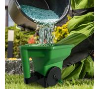 Hand Fertilizer Spreader - Portable Hand-Crank Garden Tool | Seed and Fertiliser Dispenser for Planting, Lawn Care, School Projects, Outdoor Yard, Small Farm, Gardening Supplies