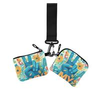 Hand Gesture Two Fingers Up My Life Lot de 2 porte-monnaie pour femme avec fermeture éclair et poche zippée, main geste deux doigts vers le haut MY LIFE, 1 size, Décontracté