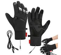 Hand Gloves - Thermal Mittens | Adjustable Usb Finger Mittens, Polyester Handwear Gloves with Waterproof Protection, Hand Accessory with Soft Lining, Thermal Glove with Battery Powered Warmth