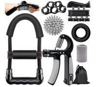 Hand Grip Musculation Avant Bras 6 Pièces Poignet Musculation Renforcement de la Main Exerciseur de Doigts pour la Fo MEDECINE BALL