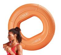 Hand Grip Strengthener - Improves Grip & Finger Strength | Double-Force Silicone Rings Portable Trainer | For Boxing Rock Climbing Musicians, 20-80LB Resistance Levels