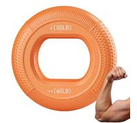 Hand Grip Strengthener Silicone Rings Double-Force Finger Exerciser | Home Gym Strength Training Equipment for Rock Climbing & Musicians | Physical Therapyy Tool for Weak Hands Rehabilitation