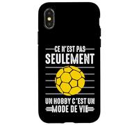 Hand Handball Joueur C'est Un Mode de Vie Handballeur Drôle Coque pour iPhone X/XS