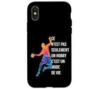 Hand Handball Joueur C'est Un Mode de Vie Handballeur Drôle Coque pour iPhone X/XS