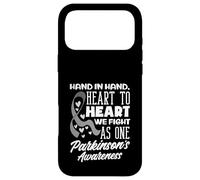 Hand Heart We Fight As One Parkinson 's Awareness Coque pour iPhone 17 Pro Max