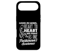Hand Heart We Fight As One Parkinson 's Awareness Coque pour iPhone Air