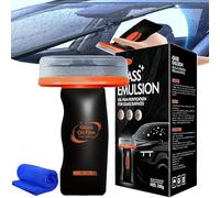 Hand-Held Glass Emulsion Cleaner, 2026 New Hand-Held Glass Emulsion Car Cleaner, Car Windshield Oil Film Remover, Windscreen Oil Film Remover, Easy-to-Use Cleaning Polishes Tool (1Pcs)