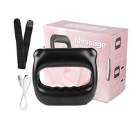 Hand Held Massager, Handheld Back Massage Tool, 5.47x5.12x1.65 Inches High Intensity Vibration & Rechargeable Device, Deep Tissue Portable for Foot, Neck, and Shoulder Use