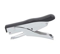 Hand Held Stapler Ergonomic Labor Saving Mini Stapler with Metal for Binding Documents in Offices Schools Factories Cold Rolled Steel 80 x 21 x 155mm (Noire)