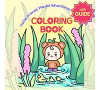 Hand-Illustrated Coloring Book with Guide 04: Playful Adventures with TteTte Friends