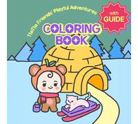 Hand-Illustrated Coloring Book with Guide 07: Playful Adventures with TteTte Friends