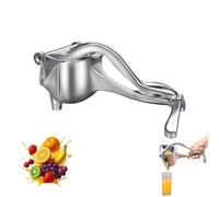 Hand Juicer Squeezer, Aluminum Manual Press Juicer, with 10 Filter Bags, Easy to Clean with 0.6l Capacity, Easy Squeeze for Lemon, Orange, Grape (#A)
